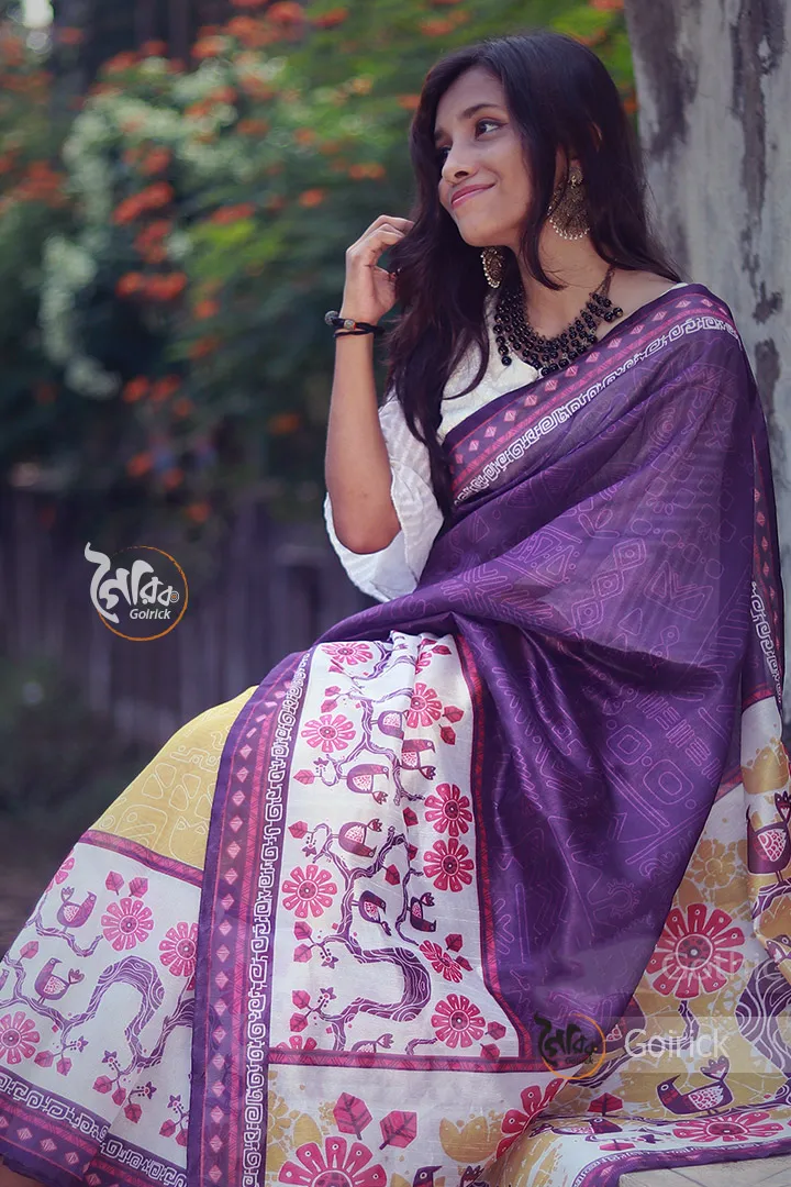 Tussar Silk saree
