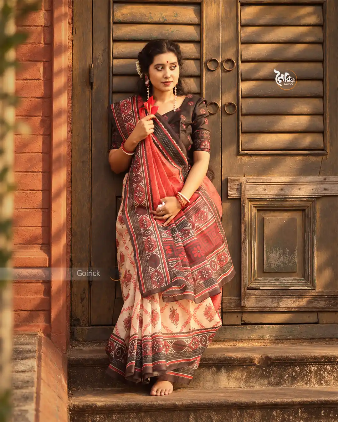 Agnilota Premium Moslin Saree