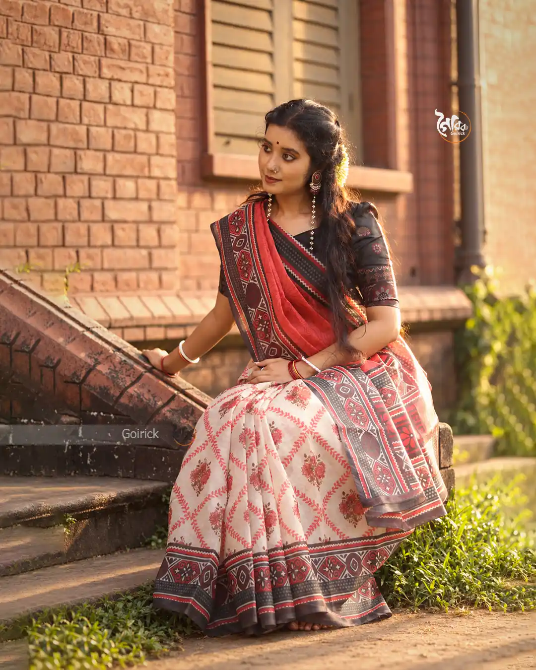 Agnilota Premium Moslin Saree