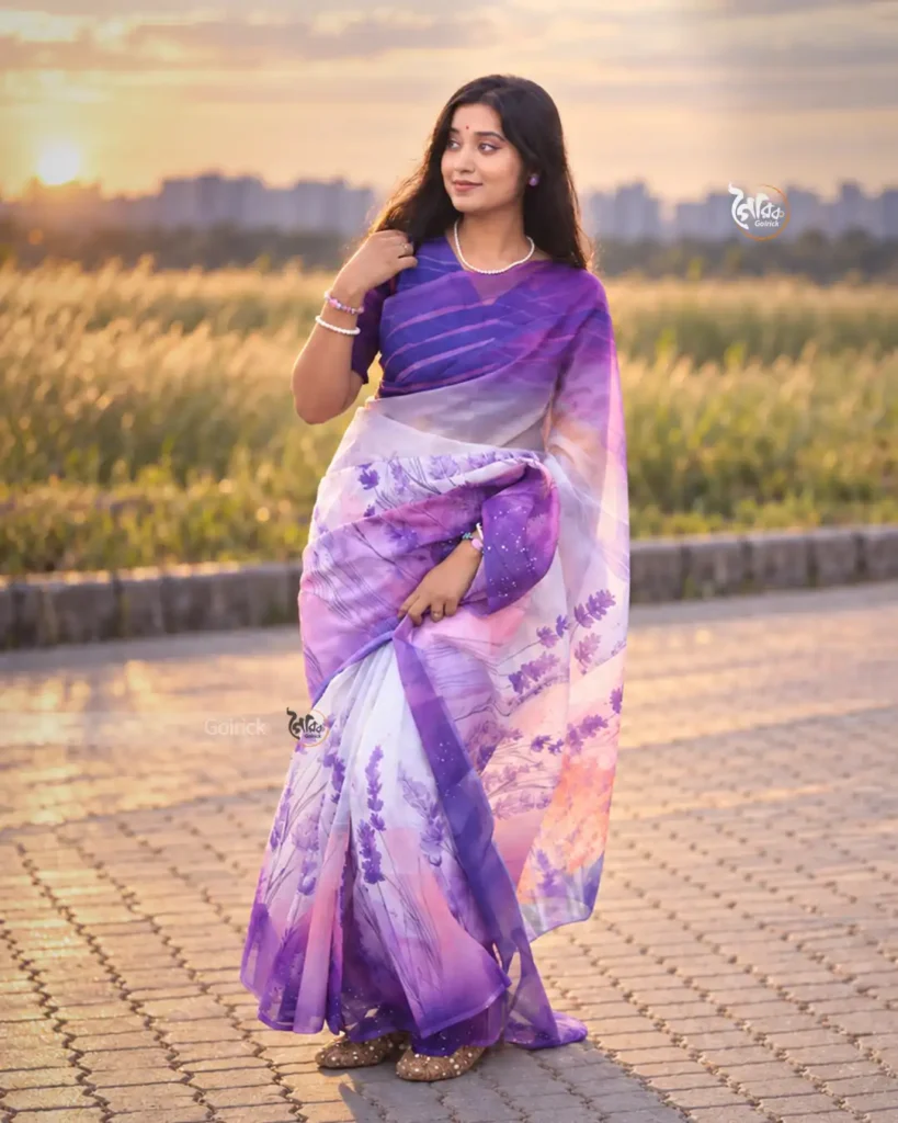 Meghmollar Premium Moslin Saree