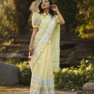 Rodela Premium Moslin Saree