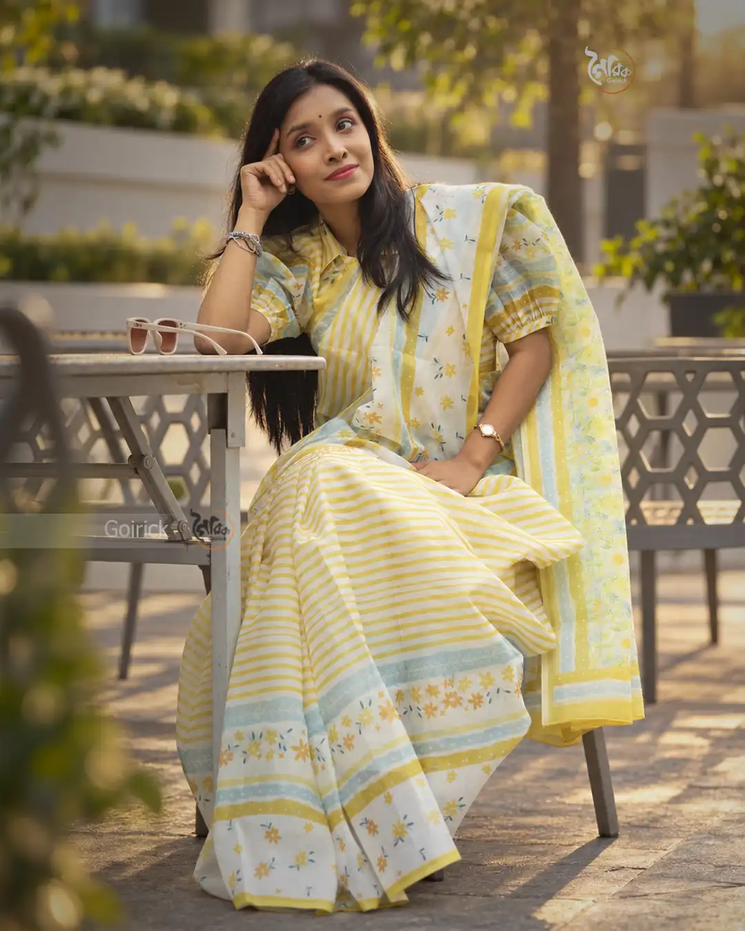Rodela Premium Moslin Saree